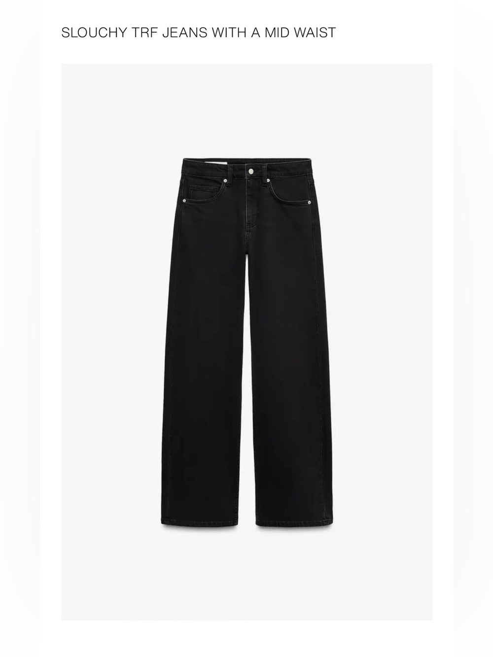 ZARA Black Jeans